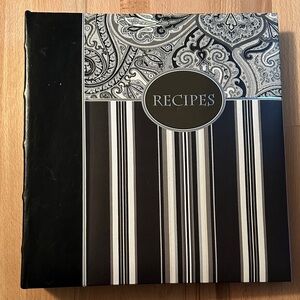 Black and White Recipe Book